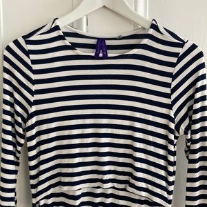 Striped Seraphine maternity/nursing dress